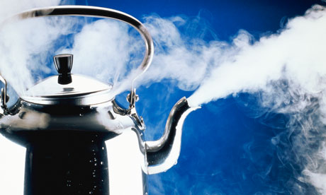 kettle at boil